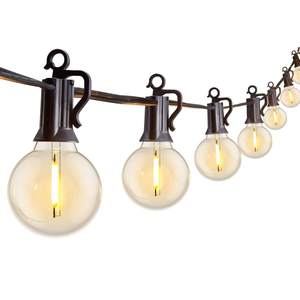 Brightown Outdoor String Lights, 29FT G40 LED IP65 Waterproof Patio Lights | 12…