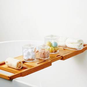 SheeChung 3 Pack Clear Acrylic Qtip Holder… — main image