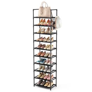 LANTEFUL 10 Tiers Tall Shoe Rack 20-25 Pairs Boots Organizer Storage…