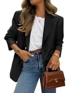 PRETTYGARDEN 2026 Blazers for Women Business… — X-Small / Black