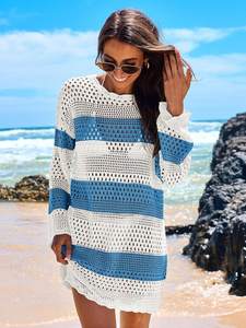 ANRABESS Women Swimsuit Crochet Swim Cover Up… — main image