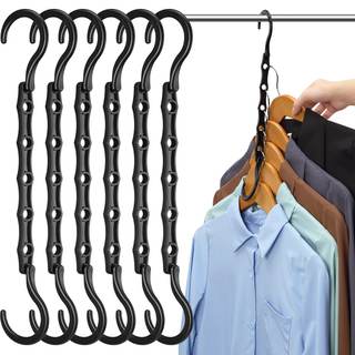 AMKUFO 12 Pack-Closet-Organizers-and-Storage, Hangers-Space-Saving-for-Closet-Organization…