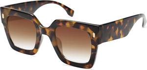 SOJOS Retro Trendy Oversized Thick Square Sunglasses Womens SJ2194 | Vintage…