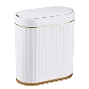 ELPHECO Bathroom Trash Can with Lid 2 Gallon Sensor Garbage Can…