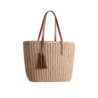 YXILEE Straw Bags For Women | M Size Travel Straw Totes Bag Woven…
