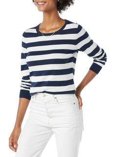 Amazon Essentials Women's Long-Sleeve Lightweight Crewneck Sweater…