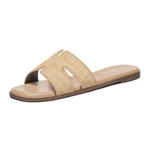 Rihero Women's Dressy Flat Sandals Comfortable Slip On Leather Slide…