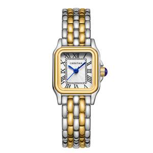 CHEETAH Gold Watches for Women with Small… — Silver Gold White