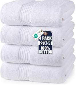 Utopia Towels Luxurious Bath Towels Set, 27x54 in, 4 Pack, Soft…