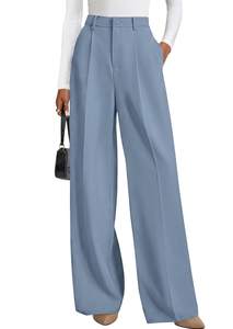 PRETTYGARDEN Women's Flowy Wide Leg Dress Pants | Soft Tailored High…