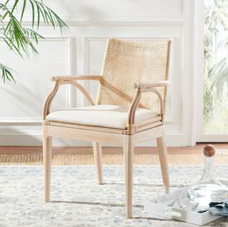 SAFAVIEH Home Collection - Gianni Natural & White Wash Solid Wood…