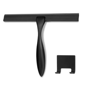 HIWARE All-Purpose Shower Squeegee for Shower… — Black / 12-Inch