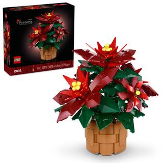 LEGO Icons Poinsettia Building Sets for Adults - Artificial Flowers…