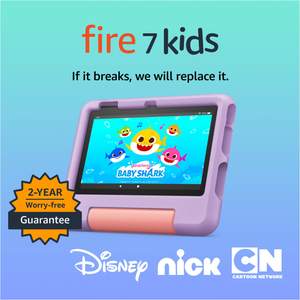 Amazon Fire 7 Kids tablet (newest model) ages 3-7. Top-selling 7"…