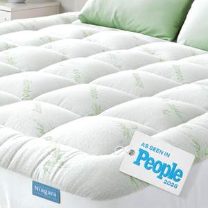 Niagara Sleep Solution Ultra Soft & Cooling Mattress Topper - Queen…