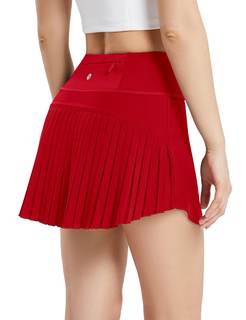 baleaf Tennis Skirt Pleated Golf Skorts with 3 Pockets | 14", Built…