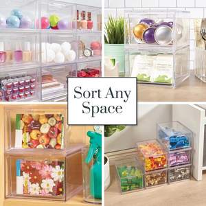 STORi Audrey Stackable Clear Bin Plastic… — main image