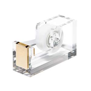 OfficeGoods Acrylic Tape Dispenser – Modern Desk Organizer for Office…