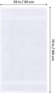 Utopia Towels Jumbo Bath Sheets, 2 Pack, 35x70 in, 600 GSM Cotton…