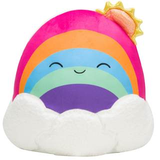 Squishmallows 14-Inch Sunshine Rainbow with Clouds - Large Ultrasoft…
