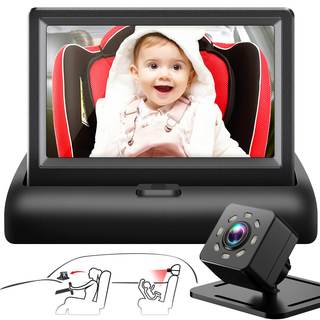 Baby Car Mirror with 4.3'' HD Night Vision Function Display, Safety…