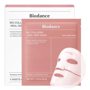 BIODANCE Bio-Collagen Real Deep Mask, Hydrating Overnight Hydrogel Face Mask…