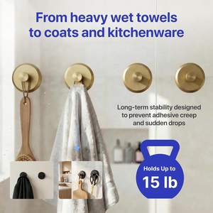 HOME SO Suction Cup Hooks for Shower &… — main image