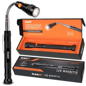 RAK Magnetic Pickup Tool Gifts for Men - Telescoping Magnet with LED…